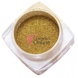 Decor pentru unghii NADP031CC praf de sirena de 2,5gr Gold cu Reflexii